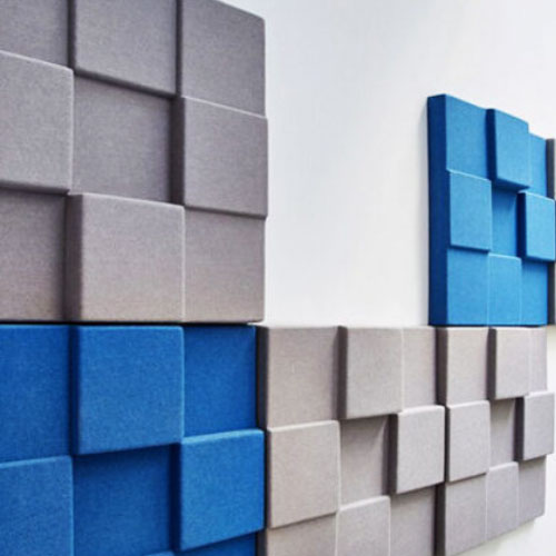 Wooden acoustic wall panel for soundproofing and interior decor
