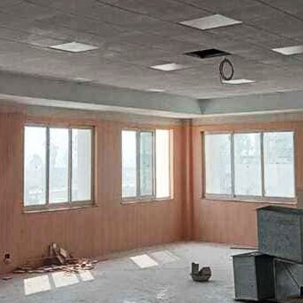 Ceiling acoustic baffle system