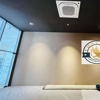 Fabric acoustic panel installation