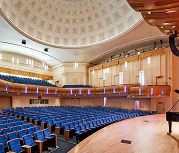 Custom acoustic design and sound treatment layout