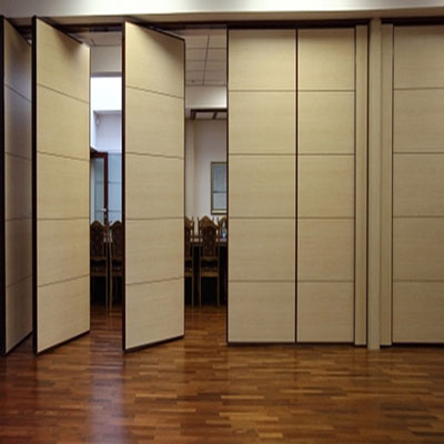 100mm thick acoustic sliding folding partition with superior soundproofing