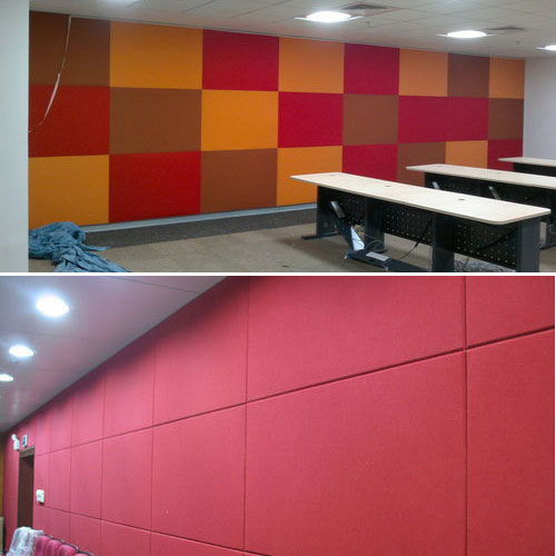 Fabric acoustic panels for walls and ceiling acoustic panels