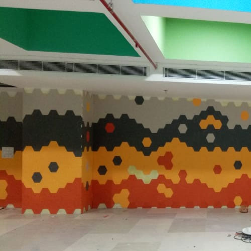 Decorative PET acoustic wall panels for interiors