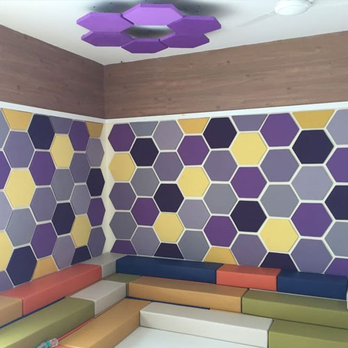 Sound absorbing echo panels for noise control